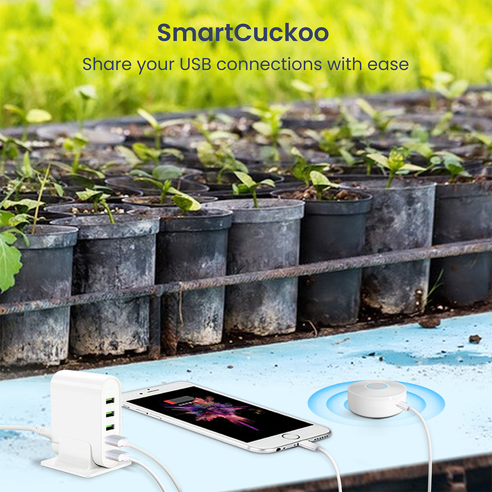SMARTCUCKOO Bluetooth to WIFI Converter - Extend our Bluetooth Devices connection range, companion to SmartCuckoo digital thermometer, Digital Alarm Clock and more